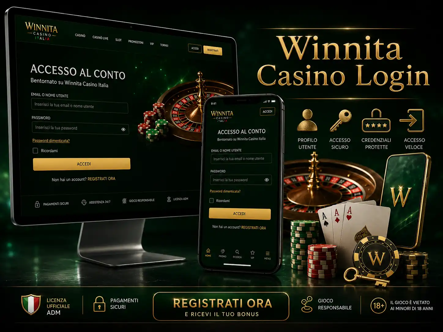 Winnita Casino Login
