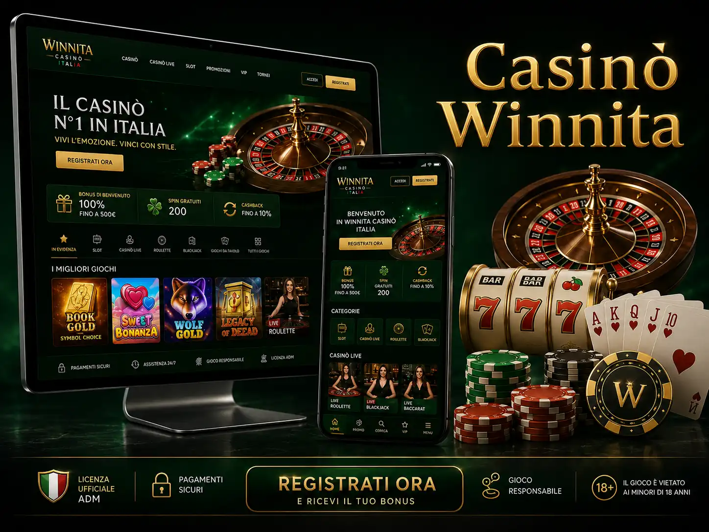 Casinò Winnita: Giochi E Sezioni